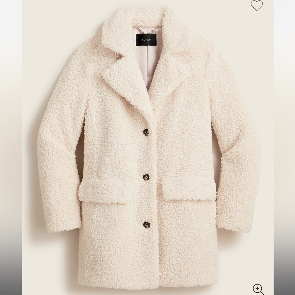 J. Crew Teddy Sherpa Jacket